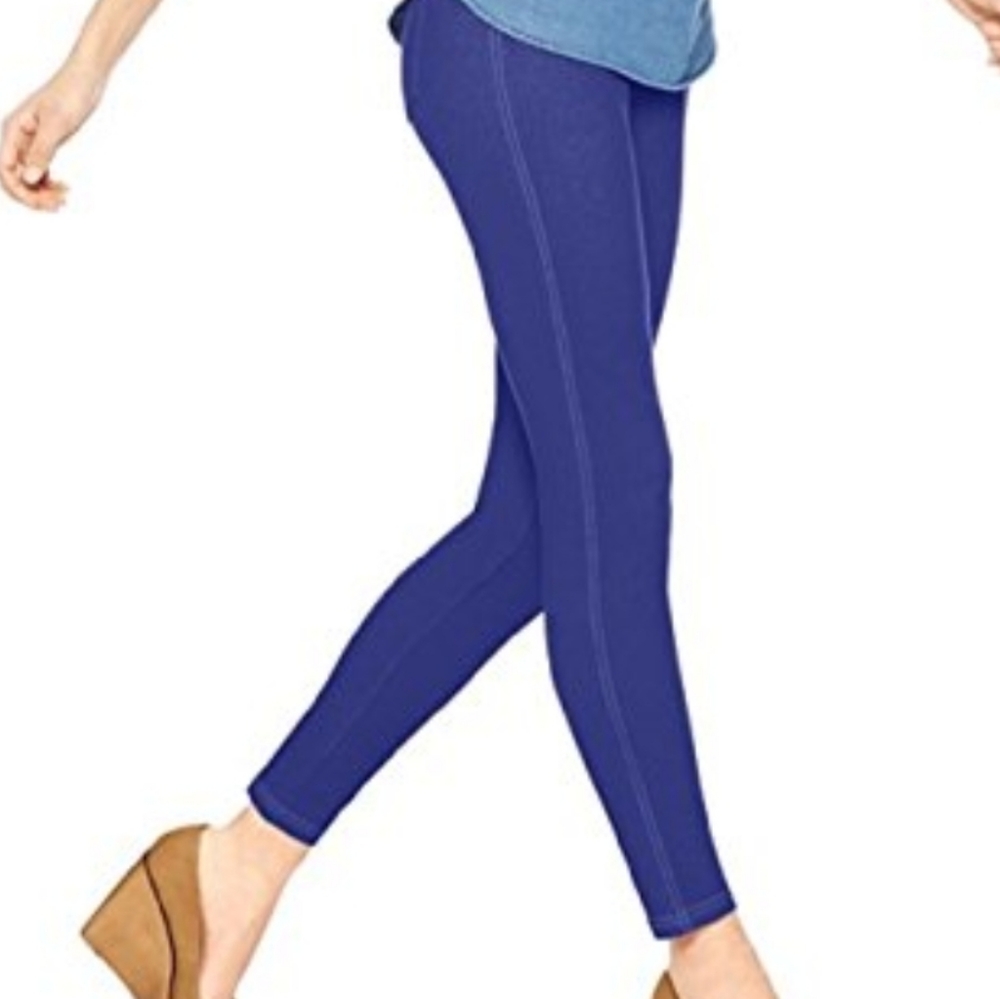 NWT- NO NONSENSE DENIM LEGGINGS- SMALL